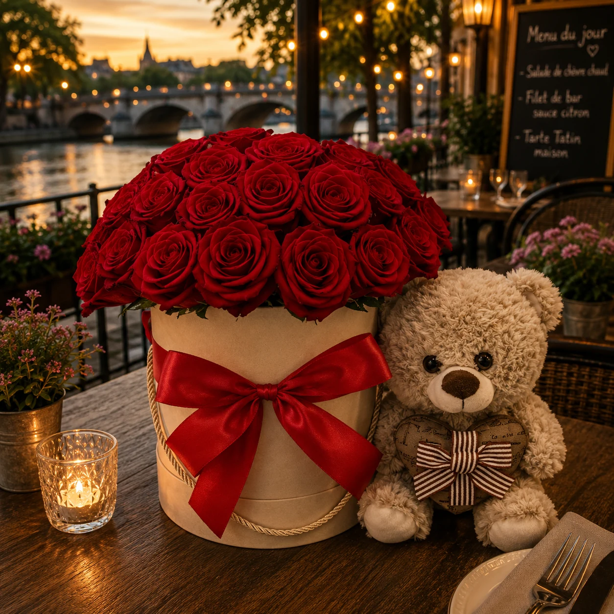 Grand Red Rose Box