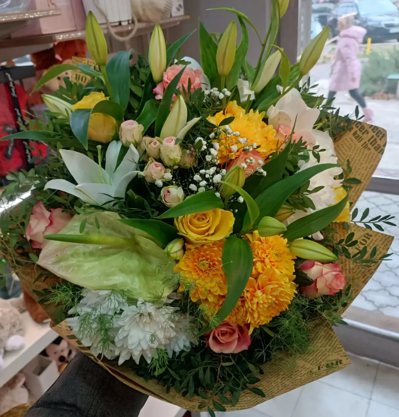 Lilies & Sunflowers Bouquet