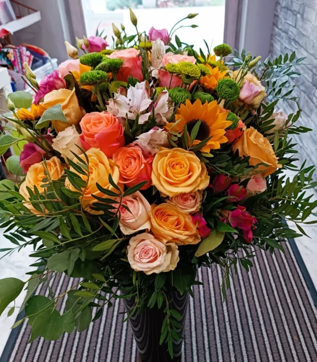 Premium Orange Rose Bouquet