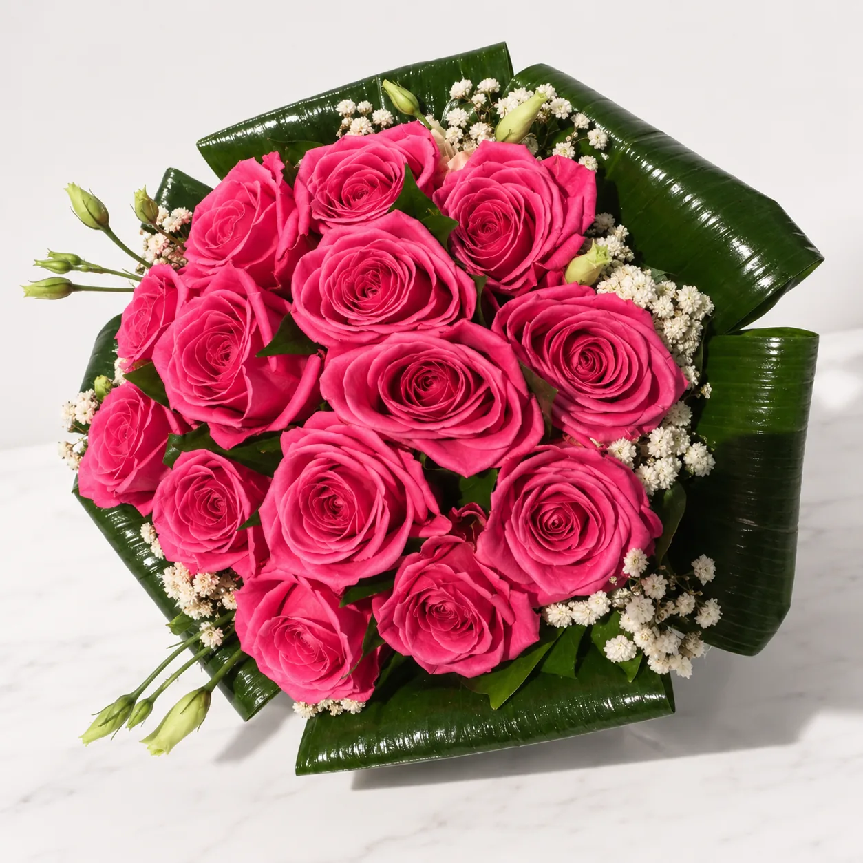 Pink Rose Bridal Bouquet