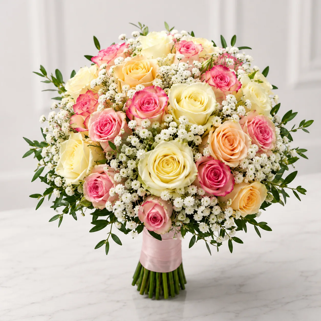 Pastel Opulence Bridal Bouquet